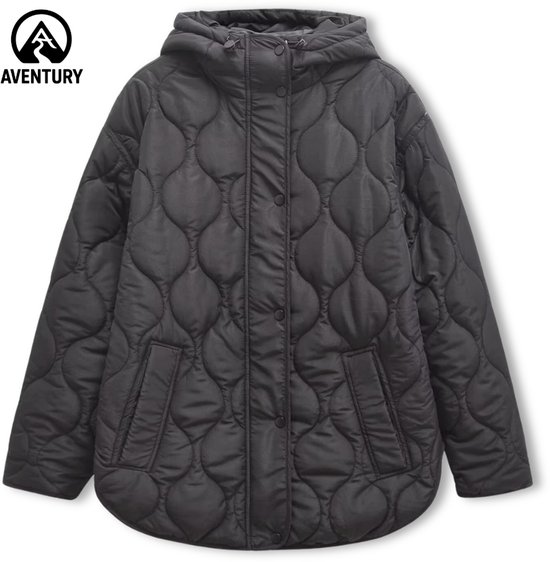 Quilted jas - Dames gewatteerde jas - Quilted puffer jas - Tussenjas - Khaki - L