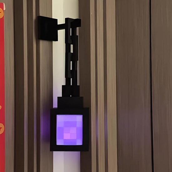 Decoratief - Pixel Mood Light met afstandsbediening - 16 kleurveranderende LED-nachtlampje - Oplaadbare tafellamp voor de slaapkamer - Magische sfeer voor kinderkamers en woonkamers van Aimosen — afbeelding 4