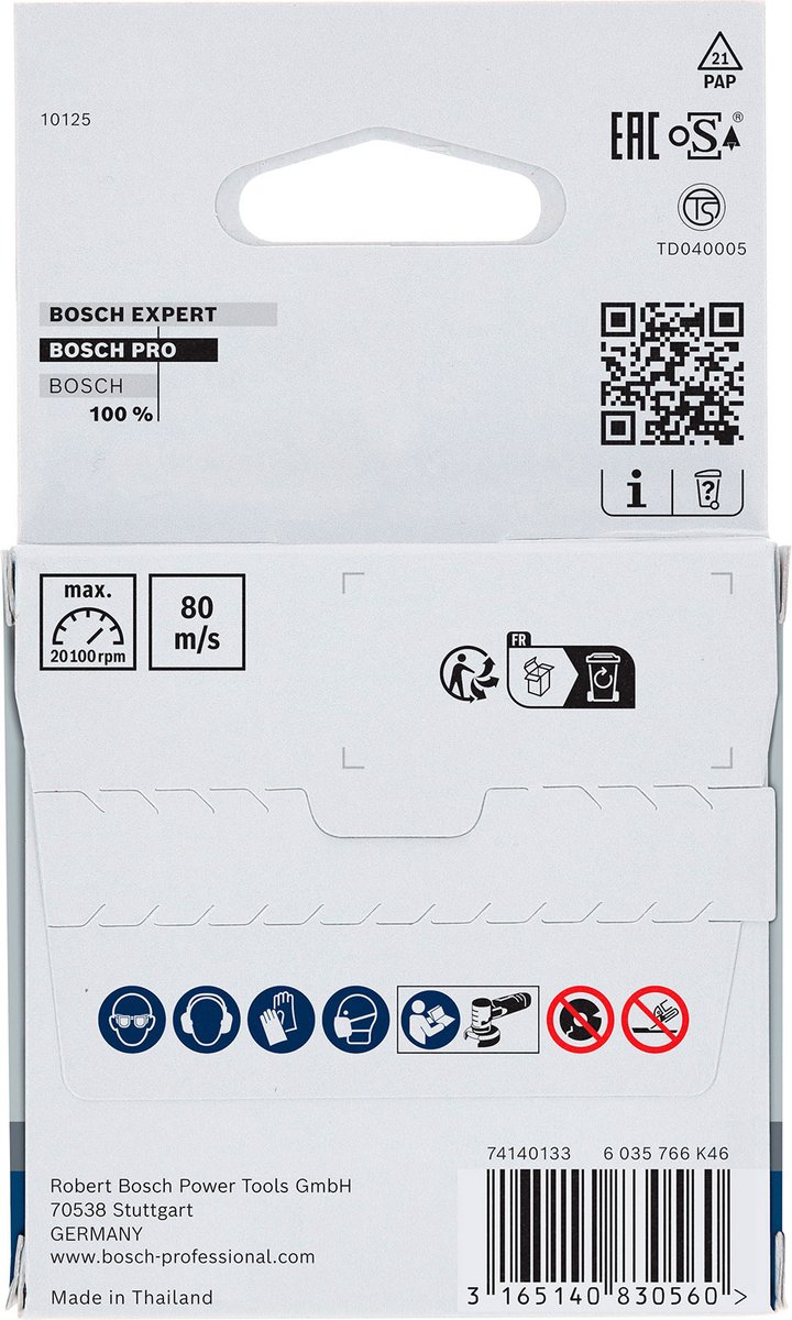 Bosch Doorslijpschijf Expert voor Inox, Ø 76mm, voor haakse minislijper thumbnail 3