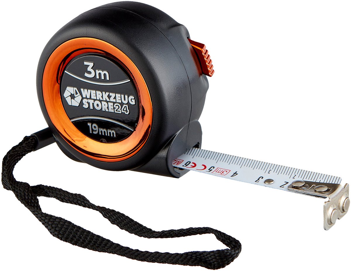 WS24 Zakrolbandmaat 3 m x 19 mm - WS24-100117