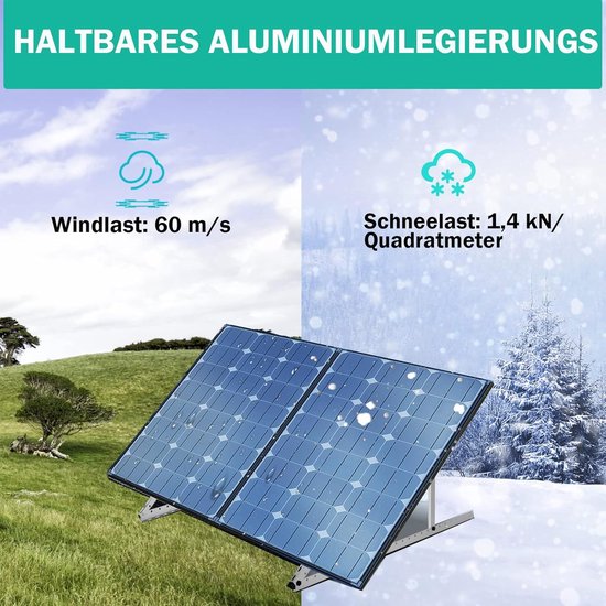 Renogy Verstelbare Kantelbeugels Op Zonne Energie Ondersteunen Tot 150 Watt Zonnepaneel Voor Dak Camper Boot En Elk Vlak Oppervlak On Grid Off Grid Systemen Alleen Houder Zilver 2105280147