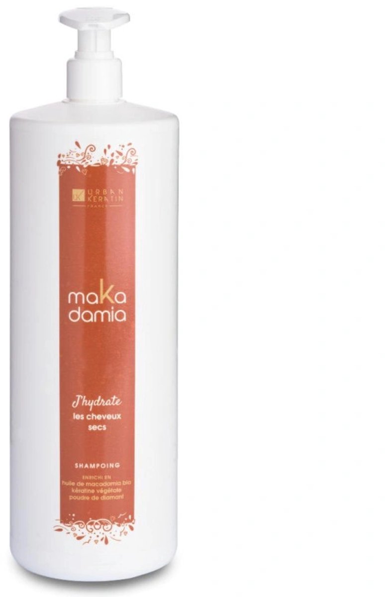 Shampoo J'hydrate Makadamia URBAN KERATIN 1L