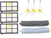 Vervangingsset compleet geschikt voor Roomba 800-900 serie - Vervangingsset geschikt voor 810, 816, 865, 866, 870, 876, 880, 886, 890, 895, 896, 960, 965, 966, 966, 976, 980, 981 etc. - 8 stuks