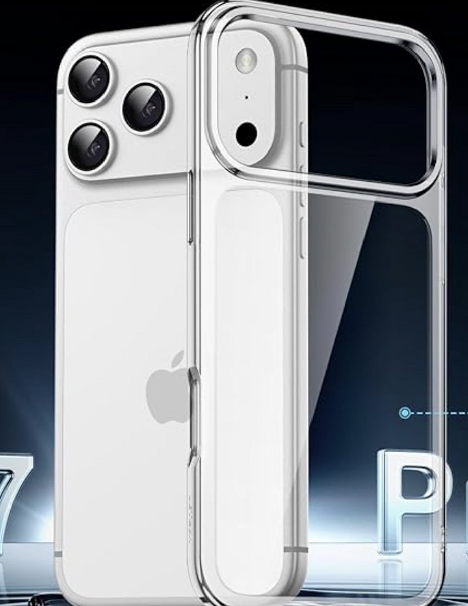 Hoesje Geschikt voor iPhone 17 Pro - Transparant - 1 stuk