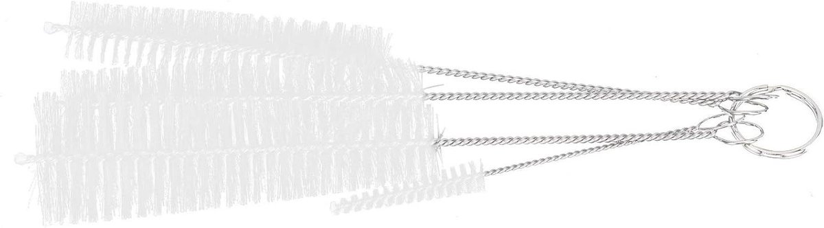 Allecto plus - Multifunctionele Flessen Borstel Cleaners - 4 Stuks - Reinigingsborstel voor Kopjes, Tepels, Theepot, Waterkoker - Verschillende Maten - Glaswerk Reinigen