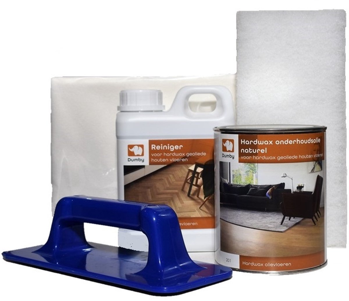 Dumby Onderhoudsset Hardwaxolie Naturel