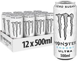 foto van Monster Energy Ultra - 12x 500 ml - White