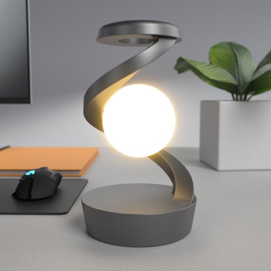 LED draadloze tafellamp VOUGA met dimmer Metaal Beige