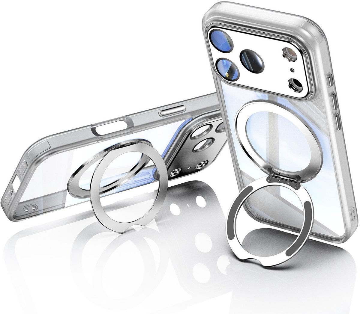 MagSafe-hoesje - iPhone-hoesje - Compatibel met iphone17 Air-hoesje - Wit