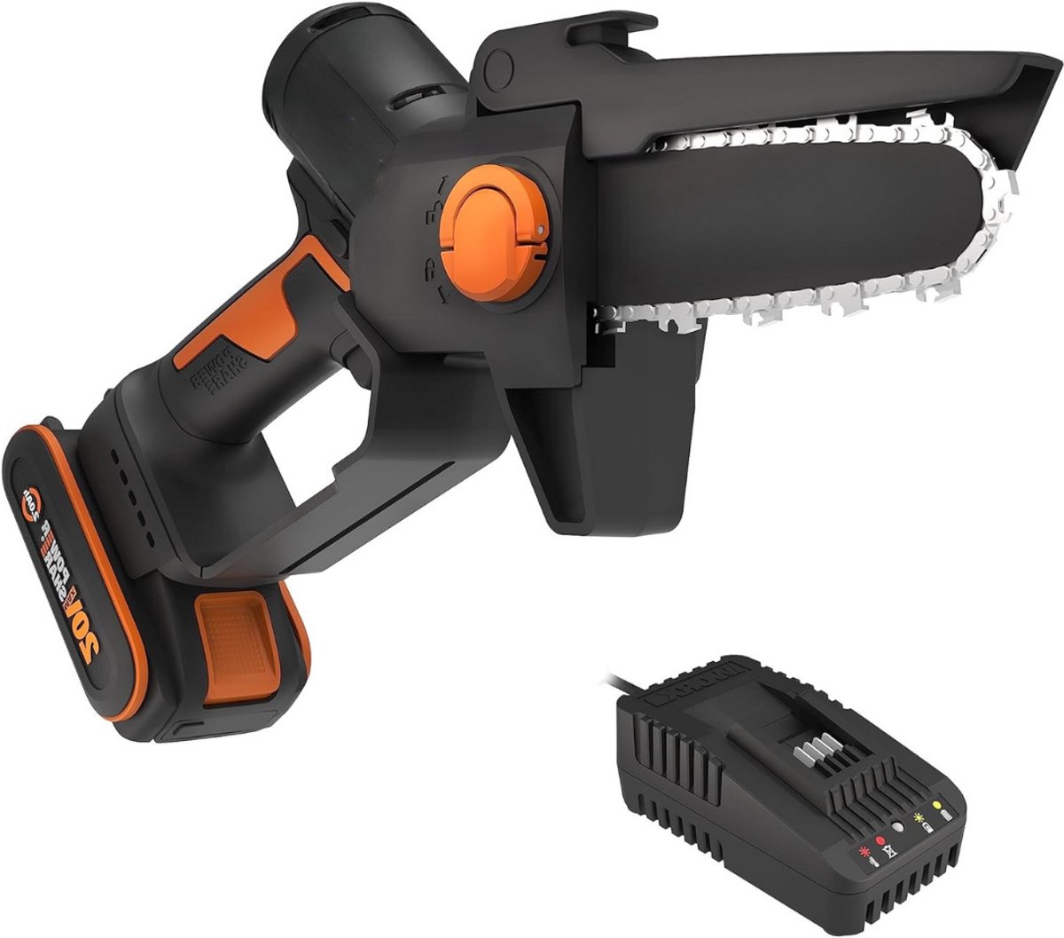 Lexium Mini Kettingzaag - Elektrisch - Mini Kettingzaag Met Accu - Elektrische Snoeischaar - Accu Snoeischaar - Kettingzaag Accu