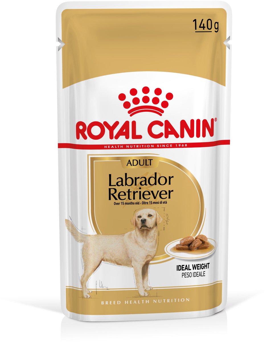 Royal Canin Adult Labrador Retriever natvoer (10 x 140 gr) 4 dozen (40 x 140 g)