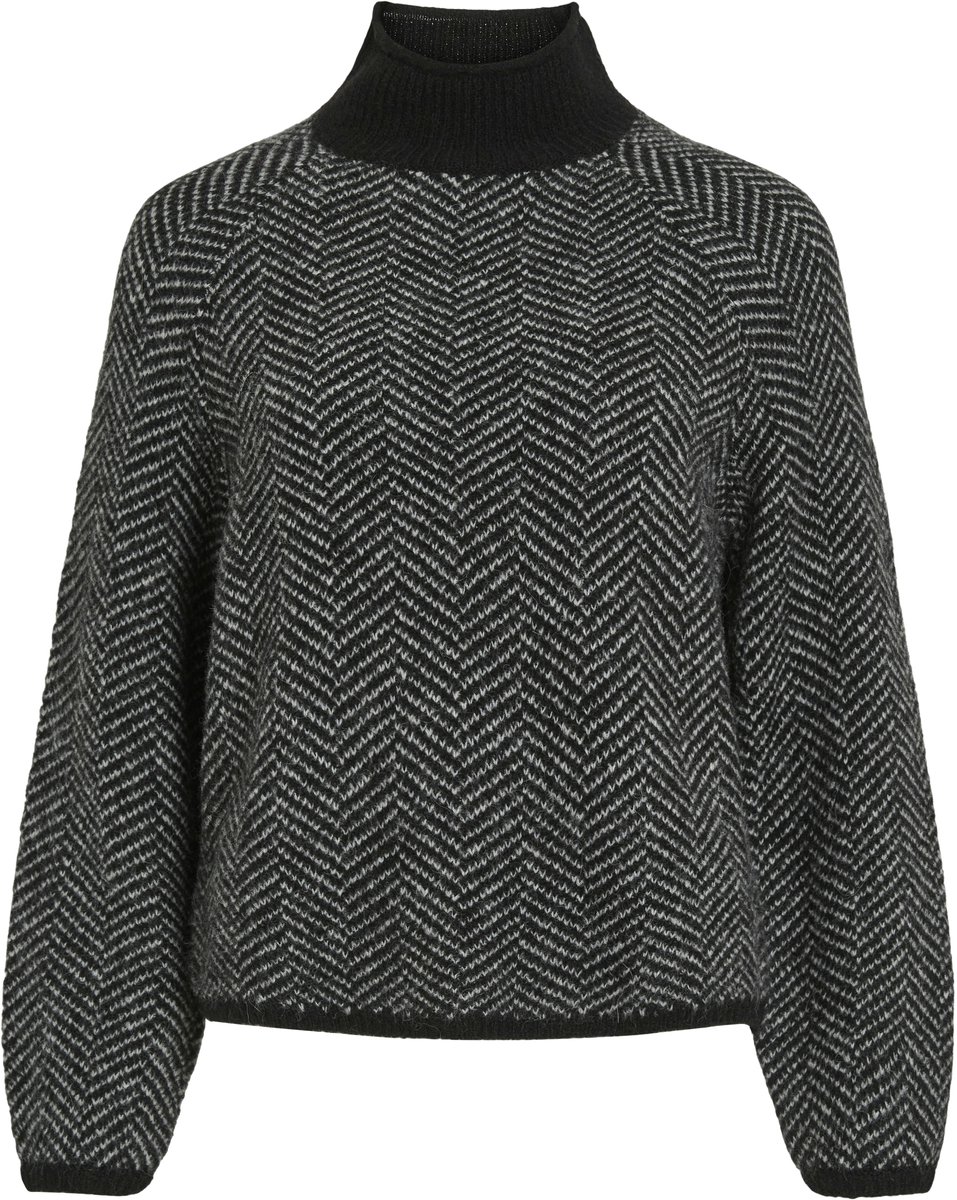 VILA - VILORY HIGH NECK L/S KNIT TOP - NOOS - Dames - Gebreide truien