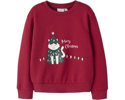 NAME IT - NMFVISMAS LS NREG SWEAT BRU - Meisjes - Sweaters