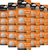 Pile Knoopcel CR2450 Voltière (lot de 25) - Lithium 3 V CR2450