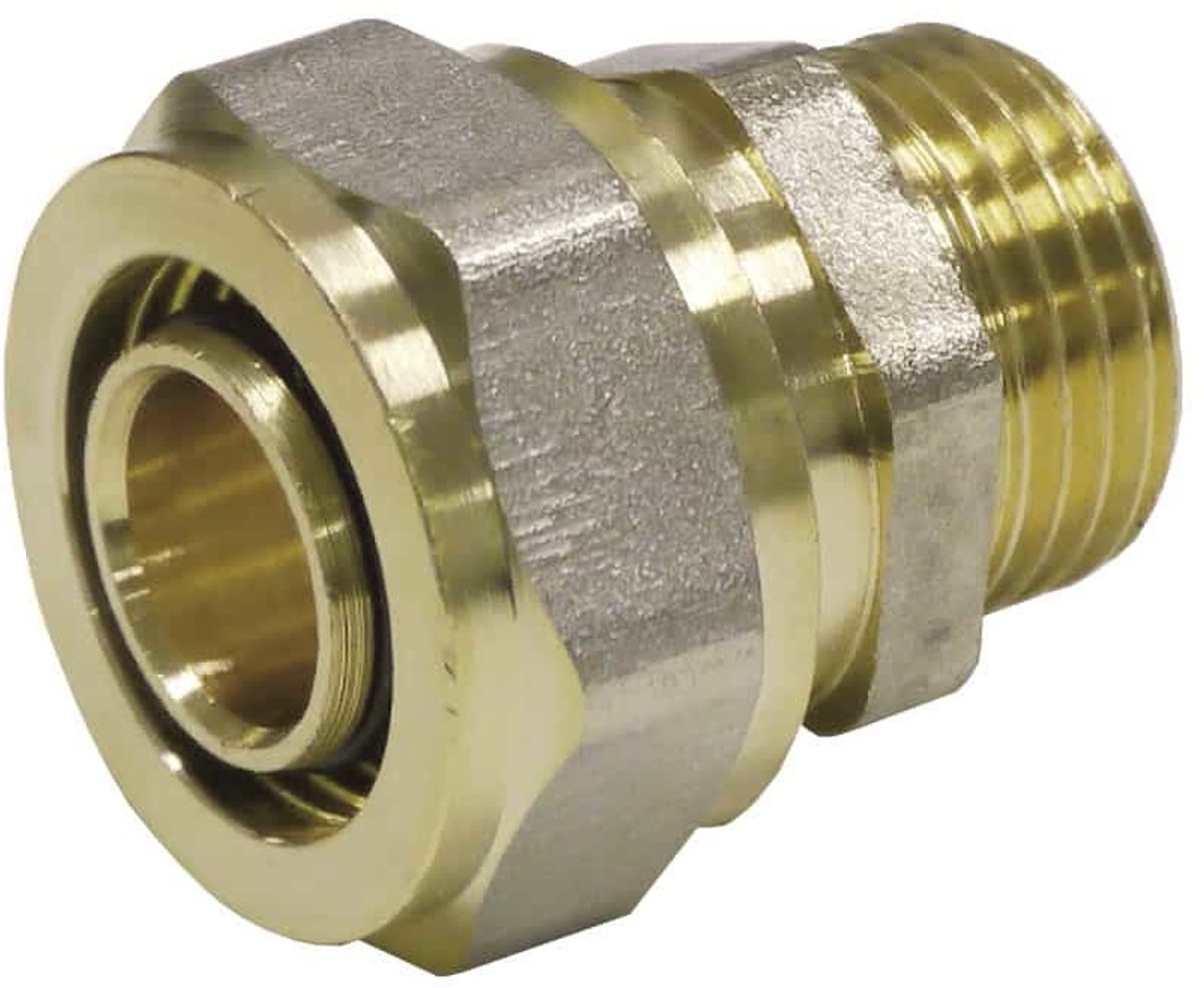 Schroeffitting Koppeling 26 x 3 - 3/4" AG