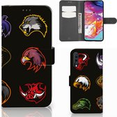 Coque Samsung Galaxy A70 Cuir PU Premium Housse Portefeuille Coque pour Dessin Animé