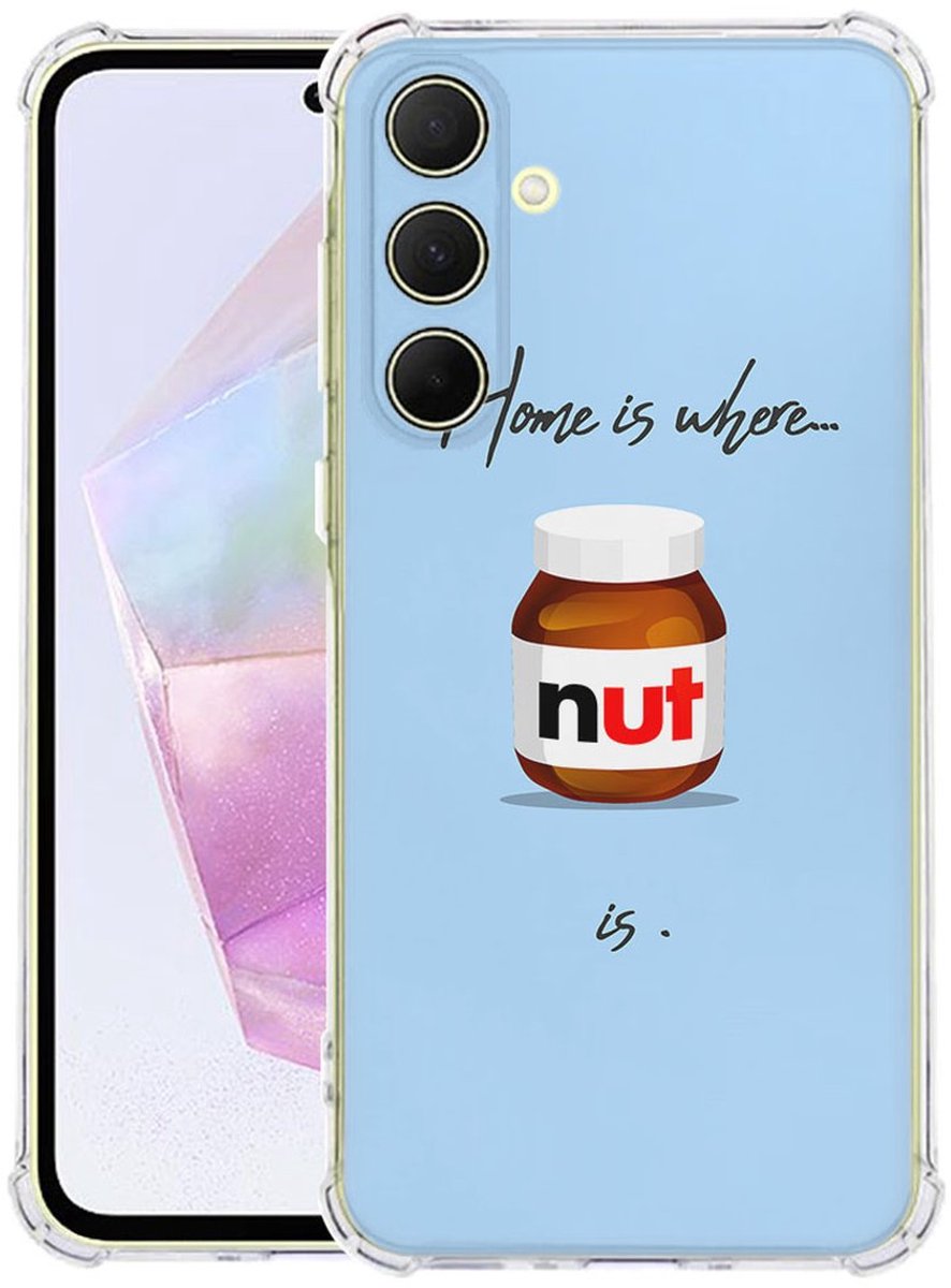Samsung Galaxy A56 Hoesje - Hoesje Nut Home TPU Antishock