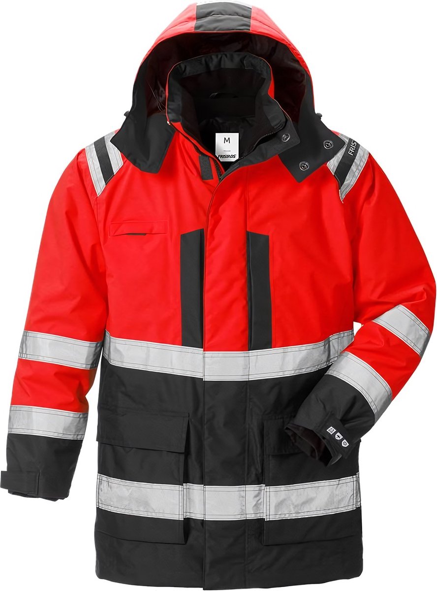 Fristads Hi Vis Airtech® 3-In-1 Parka Klasse 3 4036 Gtt Hi-Vis Zwart