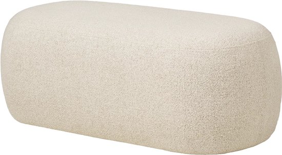 Banc Artichok Nienke Sable - Banc d'entrée - Banc de table à manger - 100 x 38 cm