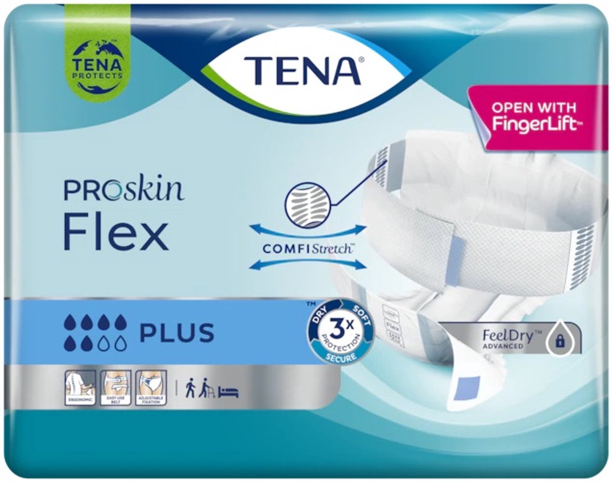 Tena Flex Plus M Incontinentie - 30 stuks - Incontinentieluiers