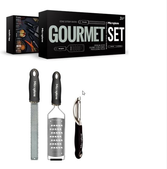 Microplane Gourmet Set - 3-delig in Geschenkverpakking