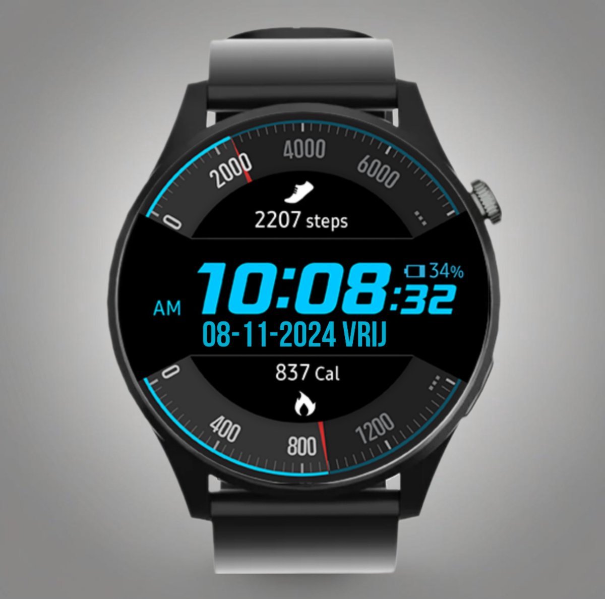 Wiesba WB58S - GPS Horloge Senior - Smartwatch voor Ouderen - Persoonlijke alarmen - alarm horloge ouderen - GPS Horloge Alzheimer - Valdetectie - Personenalarmering met SOS knop Alarmknop