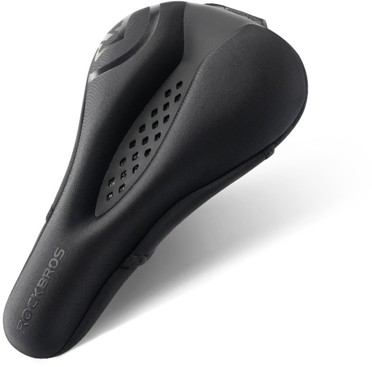 Couvre De Selle Selle De Vélo VTT Confortable - Coussin Léger - Surface PU Imperméable - Design Creux Central Selle Rail Acier Amortissement