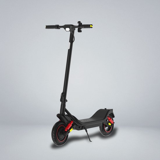Wispeed - Airo V16 - Elektrische Step - 60km bereik - Dubbele vering - 25 km/u - 700W Motor - 10” Luchtbanden - LED Display - Schijfrem - Zwart