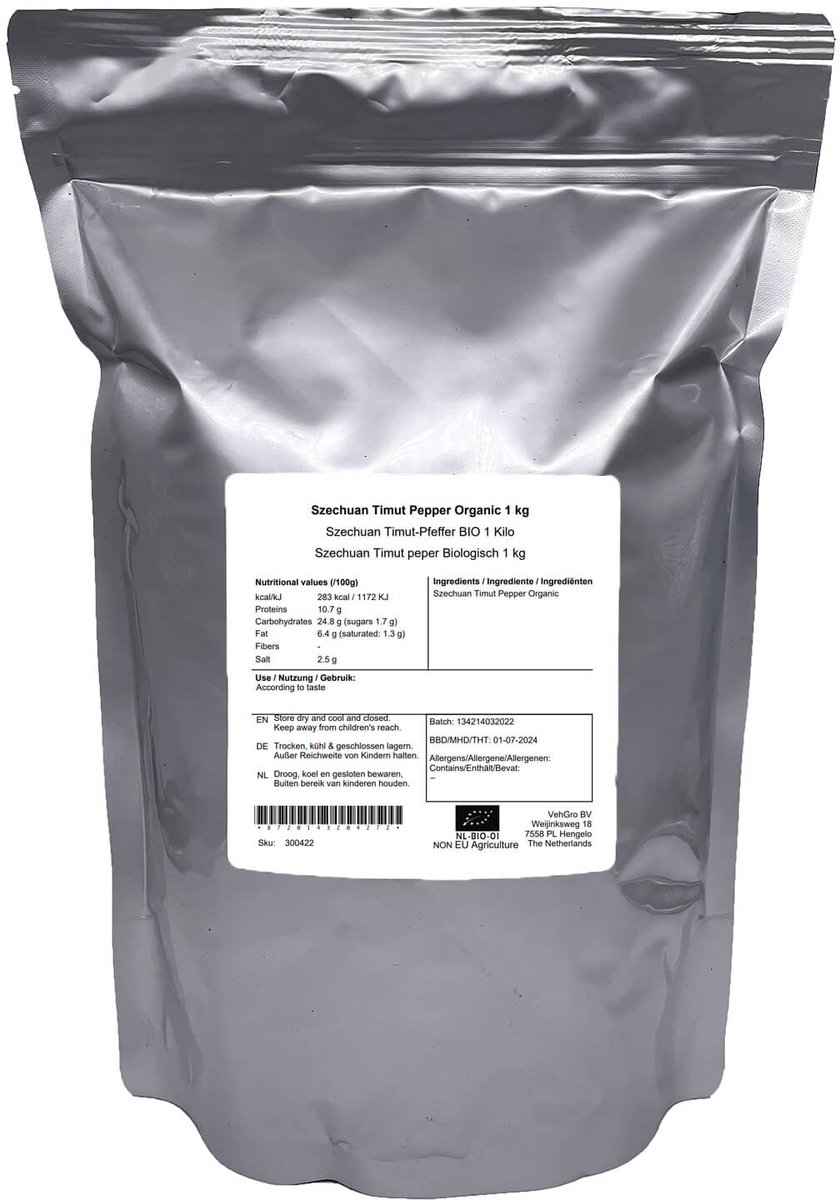 Szechuan Timut Peper Nepal - 1 Kg - Holyflavours