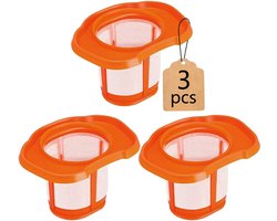 3 Pack Hepa Filter - Vervangend Filter Geschikt voor HHVKF10 - Geschikt voor Black & Decker Handheld Vacuüm - Geschikt voor Modellen BHHV520BT BHHV520BFP BHHV320B BHHV320J BHHV520BF BHHV520JF