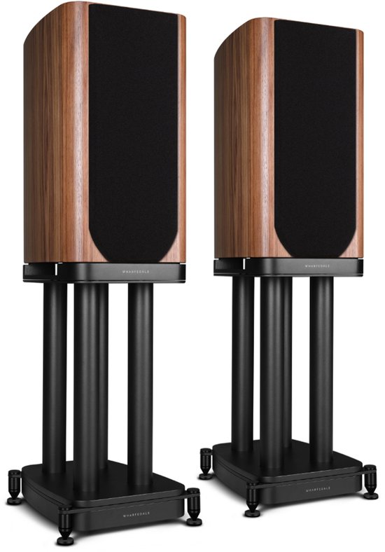 Wharfedale EVO 5.2 Boekenplank Speakers met stands - Hifi Stereo Set - Passieve Speaker - 3-Weg Luidsprekers - Walnoot van Wharfedale — afbeelding 2