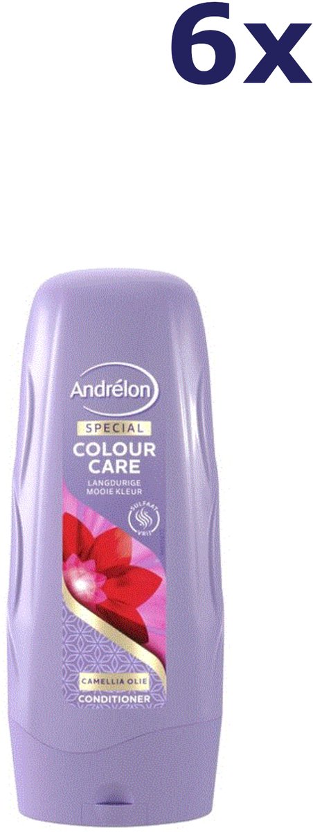 Andrélon Special Levendige Kleur Sulfaat Vrij Conditioner 6 x 300 ml - Voordeelverpakking