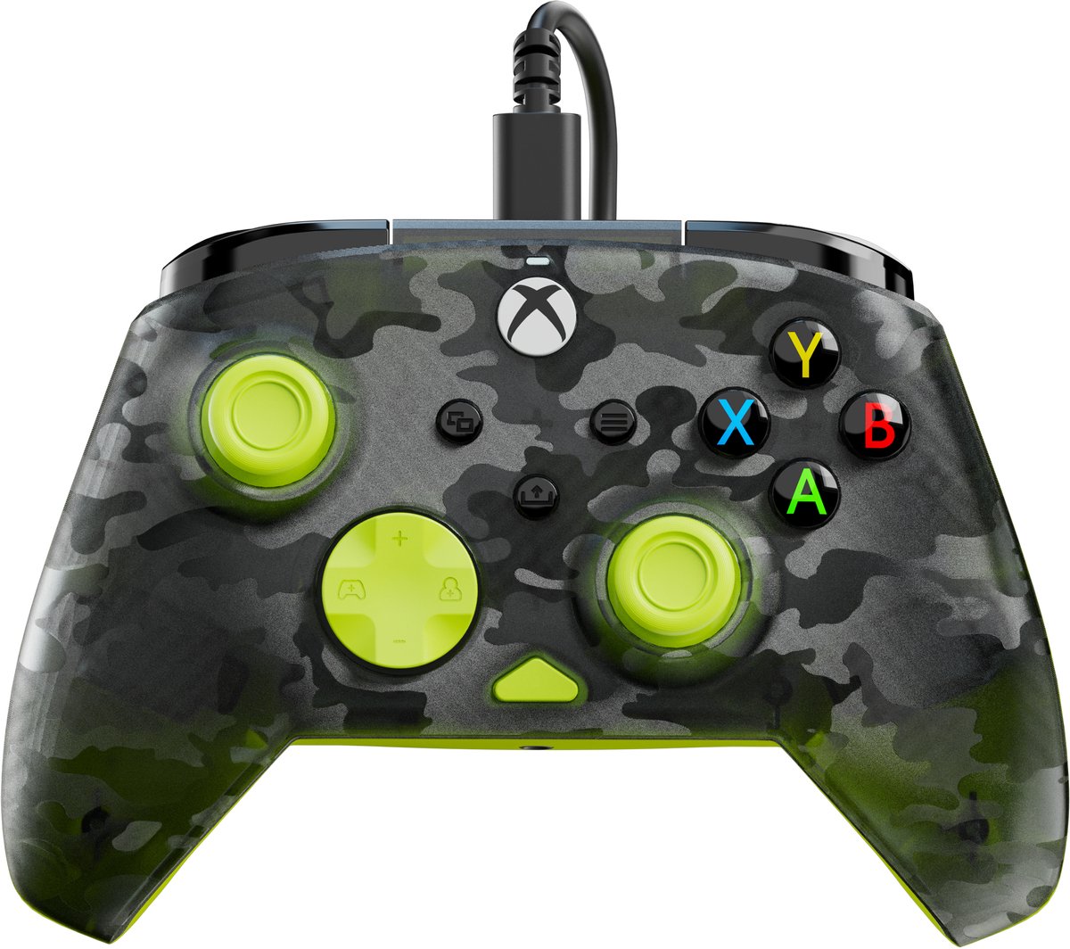 Turtle Beach Rematch Core - Controller - PC, Xbox Series X|S, Xbox One - Ghost Camo - Black/Yellow thumbnail 8