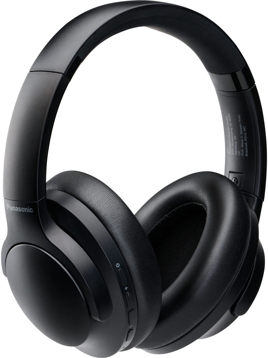 Panasonic RB-HX330B Headset Bedraad en draadloos Hoofdband Oproepen/muziek USB Type-C Bluetooth Zwart