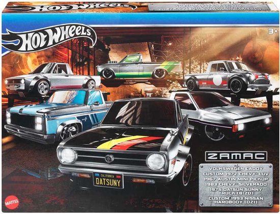 Hot Wheels Zamac Thème 6-Pack