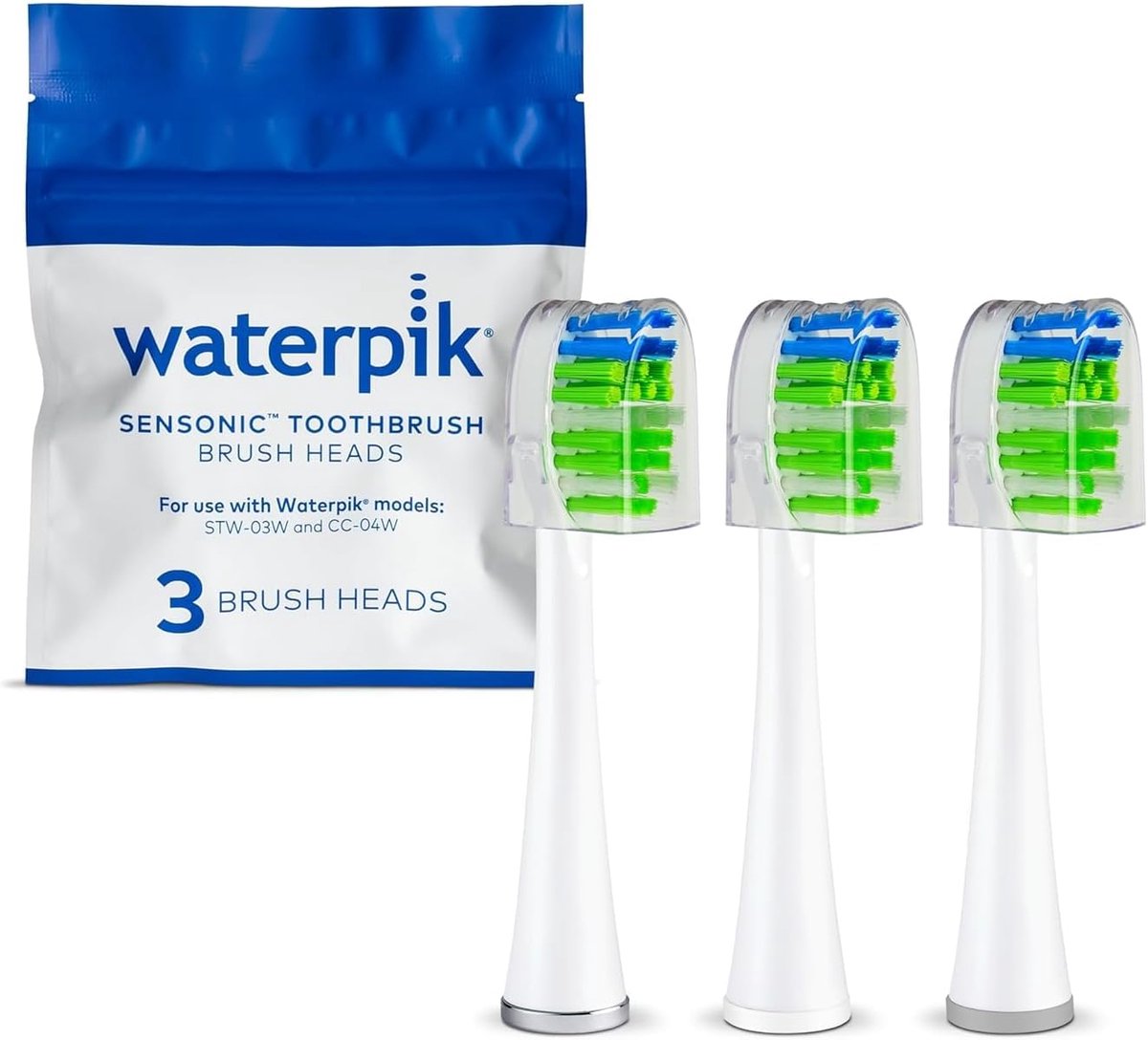 Waterpik STWB-3EW, 3 stuk(s), Wit, 3 maand(en), CC-04