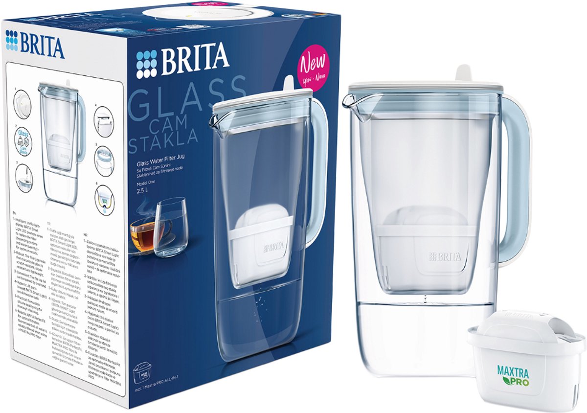 Brita Waterfilterkan Aluna cool blue (1 st) - BV