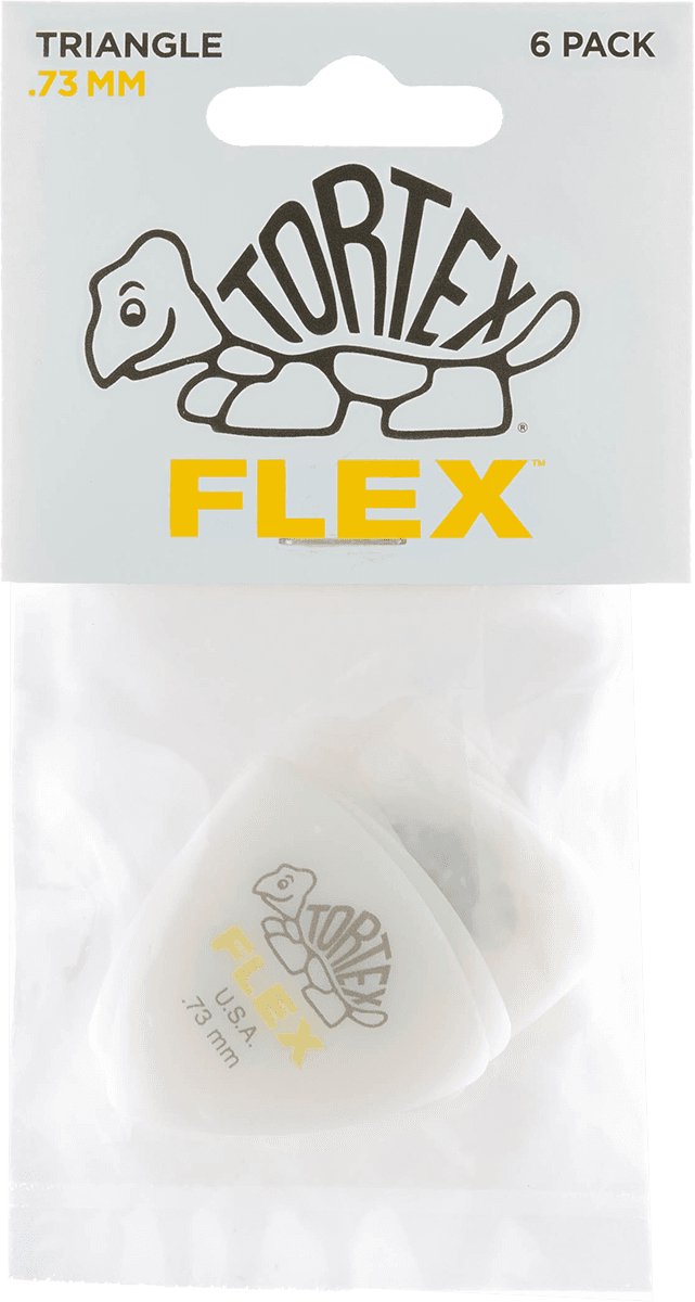 Jim Dunlop Flex Triangle - Plectrum - 0.73 mm - 6-pack