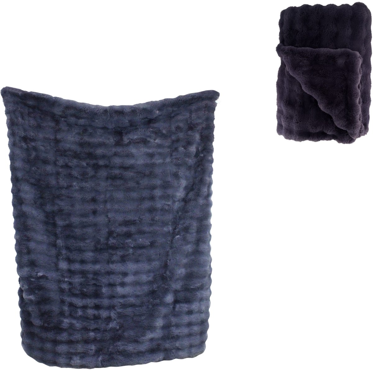 Plaid Teddy blauw