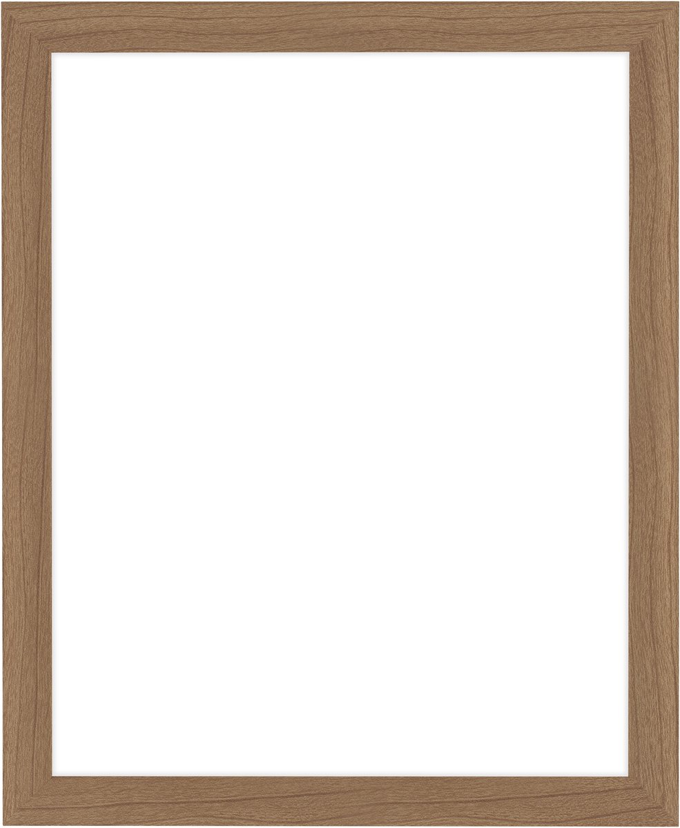 Dutch Frame Factory Fotolijst 25x30 cm - MDF - Notenhout Licht - Colonia