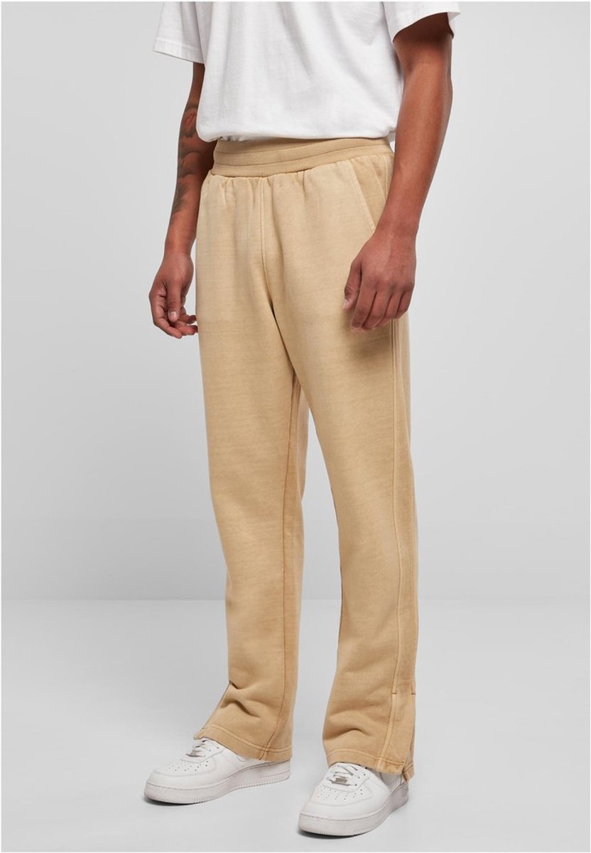 Urban Classics Heavy Terry Garment Dye Slit Heren joggingbroek 4XL Beige