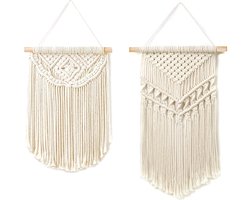 2 Luxe Macrame Wandkleed
