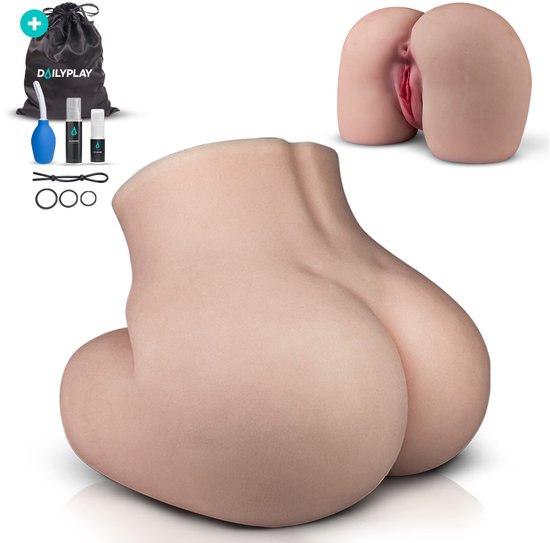 Dailyplay Levensechte Sexpop voor Mannen – TPE - 10kg - 31cm - Sex Toys Man - Sekspop Masturbator – Kunstvagina - Real Doll - Pocket Pussy