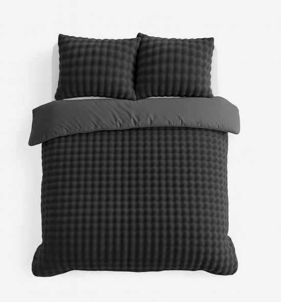 dekbedovertrek 140x200/220cm flanel strepen lichtblauw