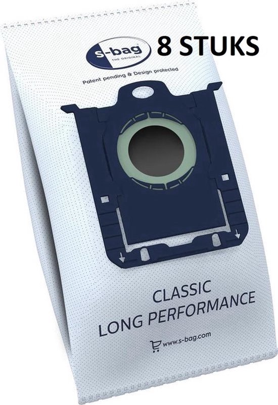 AEG/ Philips S-Bag GR201S - Sacs d'aspirateur - Stofzuigerzak - 8 pièces FC8021