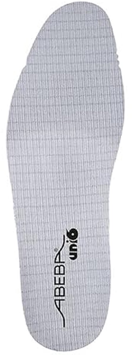 ABEBA 350122 - Inlegzolen - verwisselbare binnenzool - Soft Comfort - Medium - Grijs - Maat 47