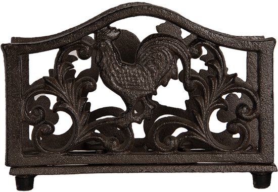 Balvi Porte-Serviettes Feline Couleur Noir Convient Pour