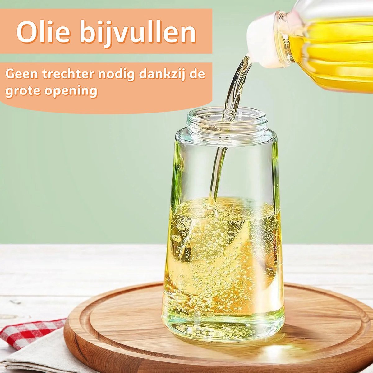 Leba Leba 2-in-1 Olijfolie Sprayer - afbeelding 2