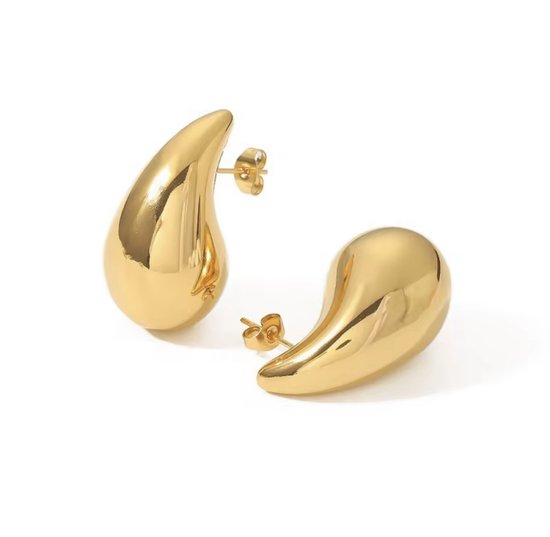 Boucles d'oreilles Merlie – Boucles d'oreilles pendantes en or – Boucles d'oreilles pendantes épaisses – Boucles d'oreilles pour femmes – Bijoux fantaisie