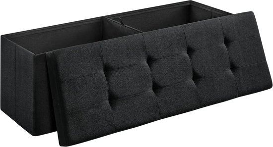 Canapé avec rangement Paco Goederen® - Canapé rembourré - Support de chaise pliante - Chambre - Armoire - Organiseur de chambre - Banc